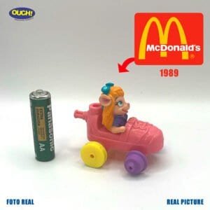 CARRITO ROSADO CHIP ´N DALE MC DONALD´S 1989