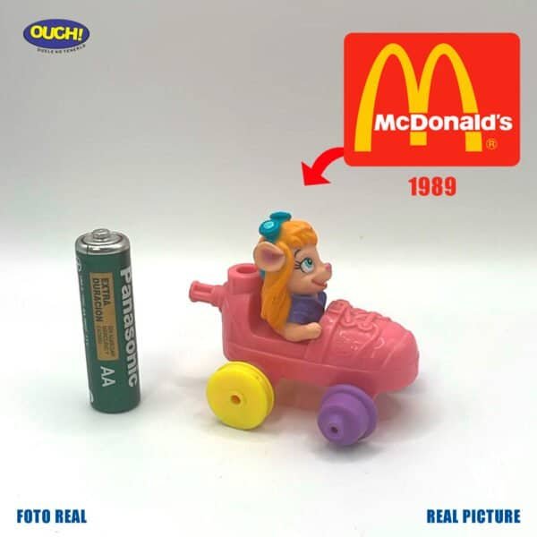 CARRITO ROSADO CHIP ´N DALE MC DONALD´S 1989